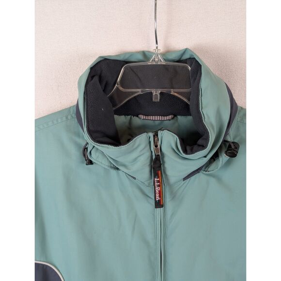 L.L. Bean Outdoor Outfitter Coat w/ Hide Away Hood Women's Size Large Regular - Picture 3 of 13